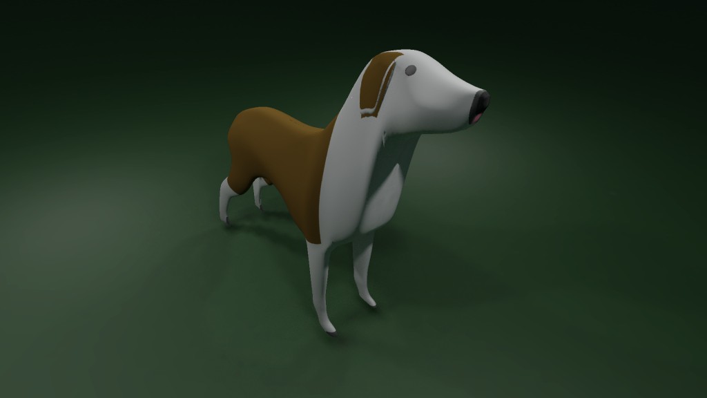 Dog with bake textures preview image 1